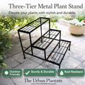 Three- Tier Metal Plant Stand - The Urban Planters