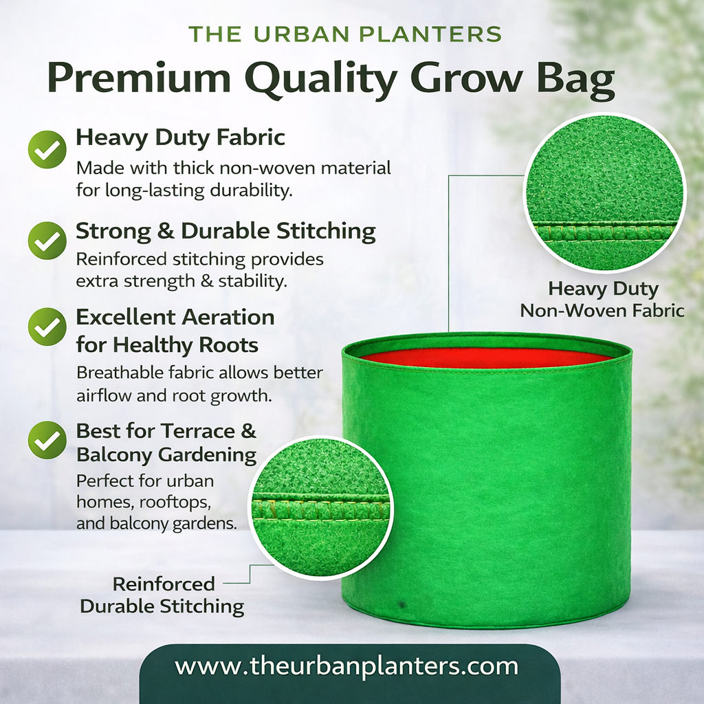 12*12 Inch Grow Bags | 240 GSM Long Lasting