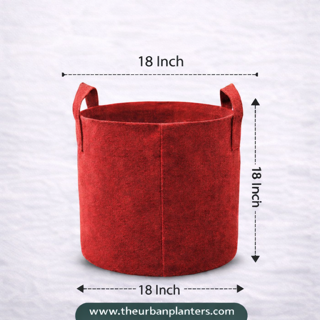 18*18 Inch Geo Fabric Grow Bag | Heavy Duty 400 GSM