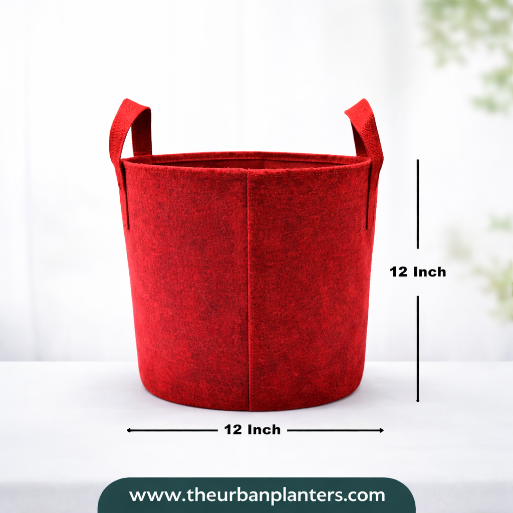 12*12 Inch Geo Fabric Grow Bag | 450 GSM | Best for Vegetables